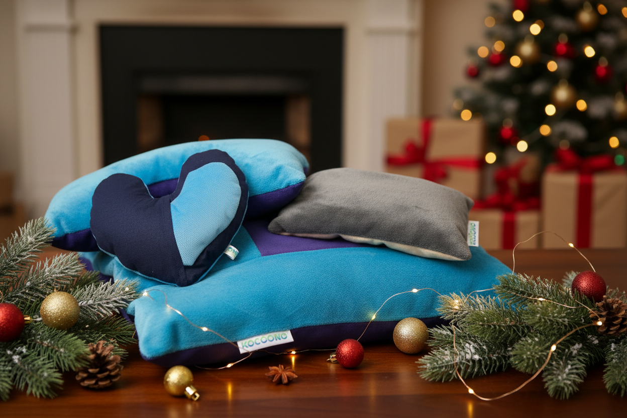 Christmas desktop banner with Kocoono products